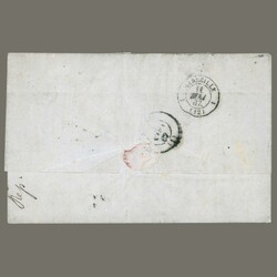 1867 Greece - France - Postage due letter from Lyon to Athens witha ...