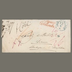 cca. 1840 Netherlands - Semi postage due cover from The Hague ...