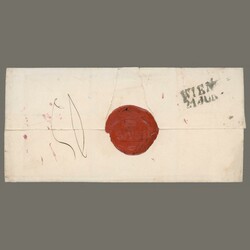 cca. 1840 Netherlands - Semi postage due cover from The Hague ...