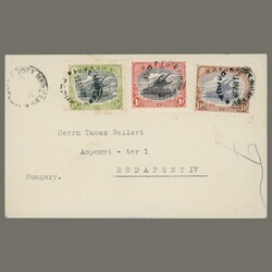 1928 Papua New Guinea - Cover sent to Hungary, which travelled for ...
