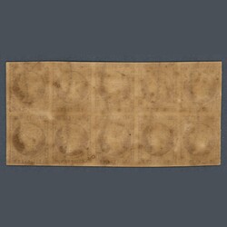 1857 Spanish West Indies - 2R block of ten with gum and with hand ...