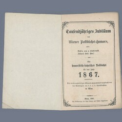 1867-76 Austria - Postal books / Postbüchel - Publisher: Paul ...