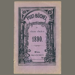 1890-97 Austria - Postal books / Postbüchel - publisher: Paul ...