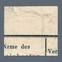 1867 Hungary - 5 kr postal stationery cutout used as stamp with SZ ...