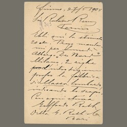 1904 Hungary - Fiume - Postal stationery to Italy with PAQUEBOT ...