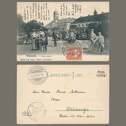 1906 Hungary - TCV postcard sent from Subotica to Okandhaal ...