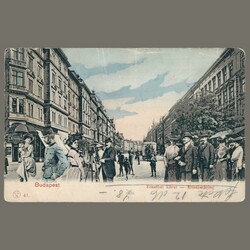 1907 Hungary - Budapest express postcard sent to Italy - ...