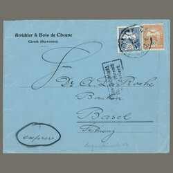 1915 Hungary - Express, but not registered cover sent from Cernikto ...