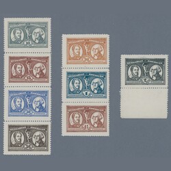 1919 Hungary - US-Hungarian courier postal service unissued stamps, ...