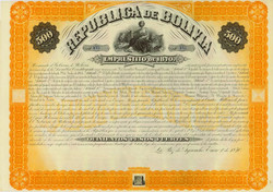 150.560.50: Wertpapiere - Amerika - Bolivien