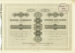 150.500: Stocks and Bonds - Czechoslovakia