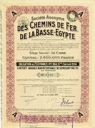 150.550.10: Wertpapiere - Afrika - Ägypten