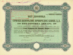 150.440: Stocks and Bonds - Serbia