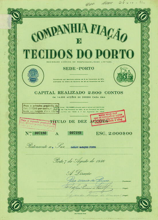 150.390: Stocks and Bonds - Portugal