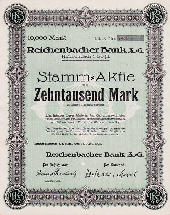 150.80.20: Stocks and Bonds - Germany - German Empire from 1871