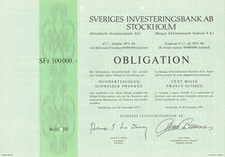 150.420: Stocks and Bonds - Sweden