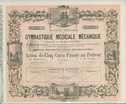 Société Anonyme de Gymnastique Médicale Mécanique (Systéme du ...