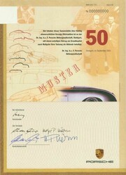 Dr. Ing. h. c. F. Porsche AG [2 Stück], Nominal VZ 1 Stück/50 ...