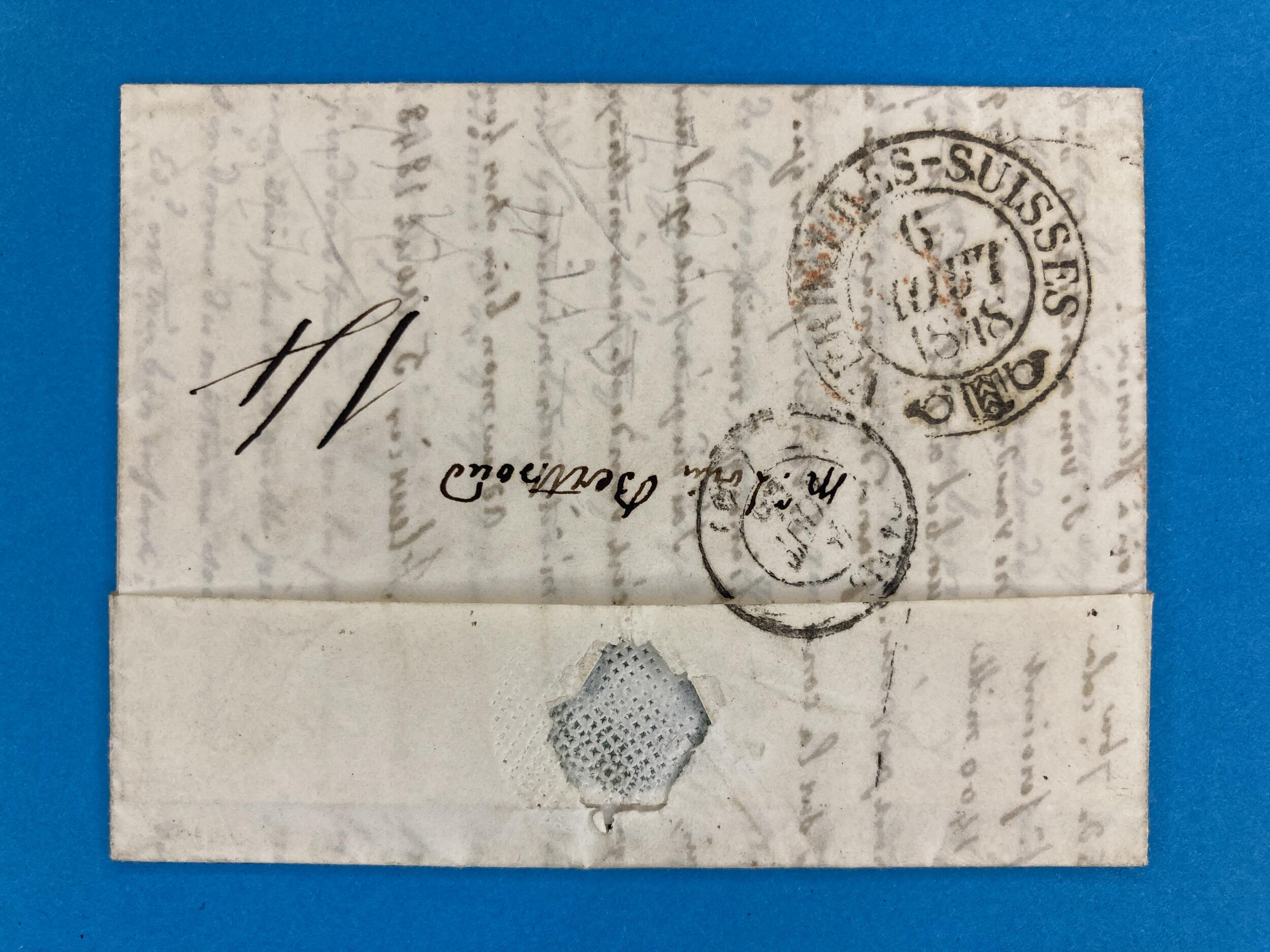 Image 1 for lot number 101 for Just-Prephilately 7. Auktion Vorphilatelie & Postgeschichte