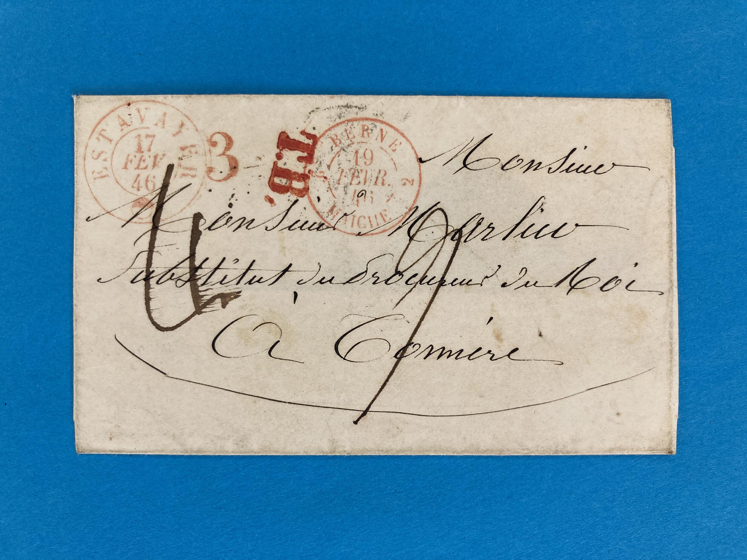 FREIBURG - ESTAVAYER - MAICHE - (L1) T.B. - TONNERRE - FRANKREICH - ...