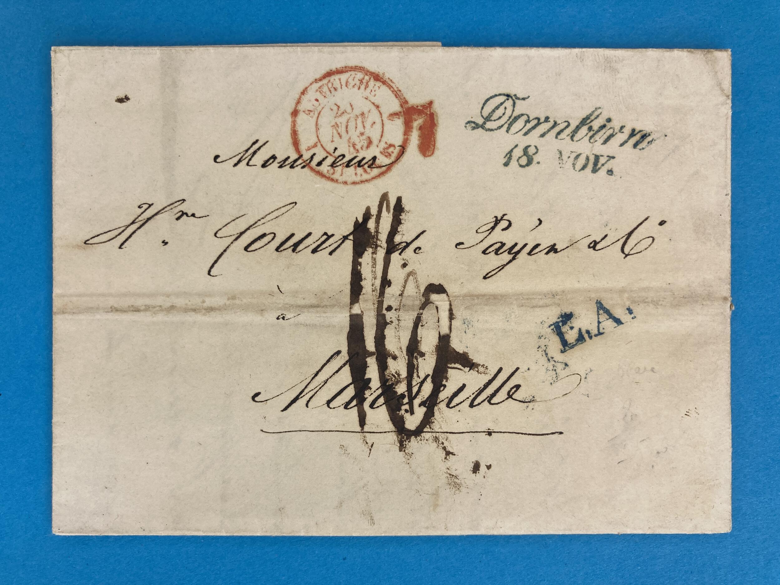 ÖSTERREICH - DORNBIRN - VORARLBERG - BASEL - MARSEILLE - FRANKREICH ...