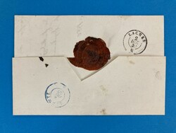 SCHWYZ - REICHENBURG - LACHEN - 1.12.1850. Portofreier-Brief von ...