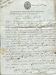 WAADT - COSSONAY - LAUSANNE - 27.10.1813. Portofreier Brief vom ...