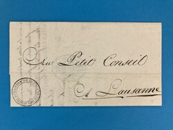 WAADT - LAUSANNE - POST ADMINISTRATION - 30.5.1804. Portofreier Brief ...