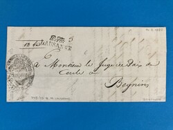 WAADT - LAUSANNE - WERTBRIEF - FAHRPOST - BEGNINS - 14.8.1822. ...