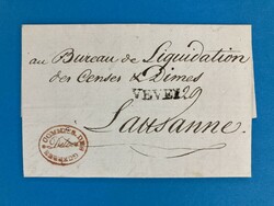 WAADT - AIGLE - VEVEY - MILITÄR - COMMISSAIRE DES GUERRES - DELOES - ...