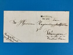 ZÜRICH - WANGEN - KANTON BERN - NACH ABGANG DER POST - 8.1832. ...