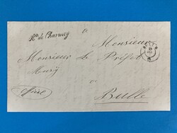 POSTROUTEN STEMPEL - RTE. DE CHARMEY - BELLEGARDE - BULLE - 17.12 ...