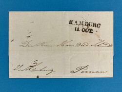 HAMBURG - PORTO - PERNAU - PORTUGAL - ESTLAND - FORWARDER - 14.9.1822 ...