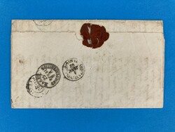 AARGAU - BRUGG - KONSTANTINOPEL - TÜRKEI - BAHNPOST - 25.12.1861. ...