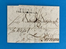 PREUSSEN - (L2) PRUSSE / PAR MAASEYCK - BROMBERG - POSEN - BORDEAUX - ...
