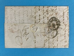 ENGLAND - MANCHESTER - GALATZ - RUMÄNIEN - 9.4.1858. Teilfrankierter ...