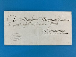 BERN - LAUSANNE - 20.5.1803. Portofreier Brief von der ...
