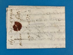 HERZOGTUM MAILAND - LILLE - 4.6.1692. Altbrief von Mailand über ...