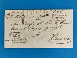 SÜDTIROL - (L1) TAUFERS - WERTBRIEF - FAHRPOST - BRUNECK - GERICHT - ...