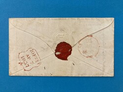 CORFU - CEFALONIA - TRIEST - TAXSTEMPEL - SILBERGROSCHEN - 28.3.1857. ...