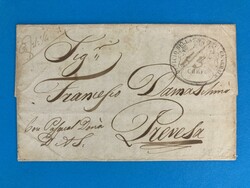 CORFU - PREVEZA. Brief von Korfu nach Preveza. Großerovaler ...