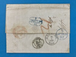 NORWEGEN - BERGEN - HAMBURG - PORTO - PORTUGAL - 4.9.1845. ...