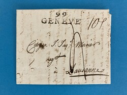 GENF - 99 / GENEVE - CAROUGE - LAUSANNE - SAVOYEN - DEPT. CONQUIS - 4 ...