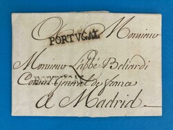 PORTUGAL - LISSABON - (L1) PORTVGAL - MADRID - 19.12.1758. Sehr ...