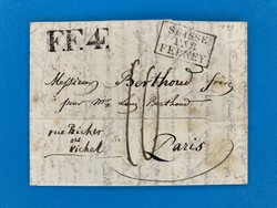 GENF - (L1) F.F.4. - FISCHER FERNEY - PARIS - FRANKREICH - 16.1.1829. ...