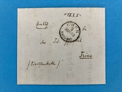 GRAUBÜNDEN - ZILLIS - CHUR - TRINS - 5.11.1863. Portofreier-Brief ...