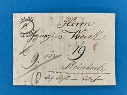 ST. GALLEN - AUSLAGE - STEINBACH - BADEN - 18.7.1814. Auslands ...