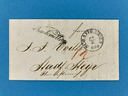 SCHAFFHAUSEN - STEYR - OBERÖSTERREICH - 25.2.1850. Auslands ...