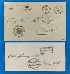 9 Briefe - 1823-1870 - TESSIN - AIROLO - MAGADINO - BELLINZONA - ...