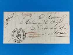 WAADT - LE VUILLY - PRAZ - MORAT - FREIBURG - 21.7.1851. ...